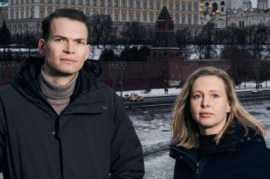 Paul Krisai und Miriam Beller berichten über das Leben in Russland während des Angriffskrieges. © Patrick Wack