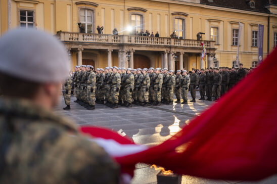 Angelobung Bundesheer am Laxenburger Schlossplatz 2025