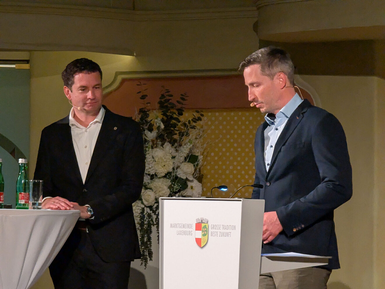 Bgm. David Berl mit Verkehrsexperten Bernhard Fürst